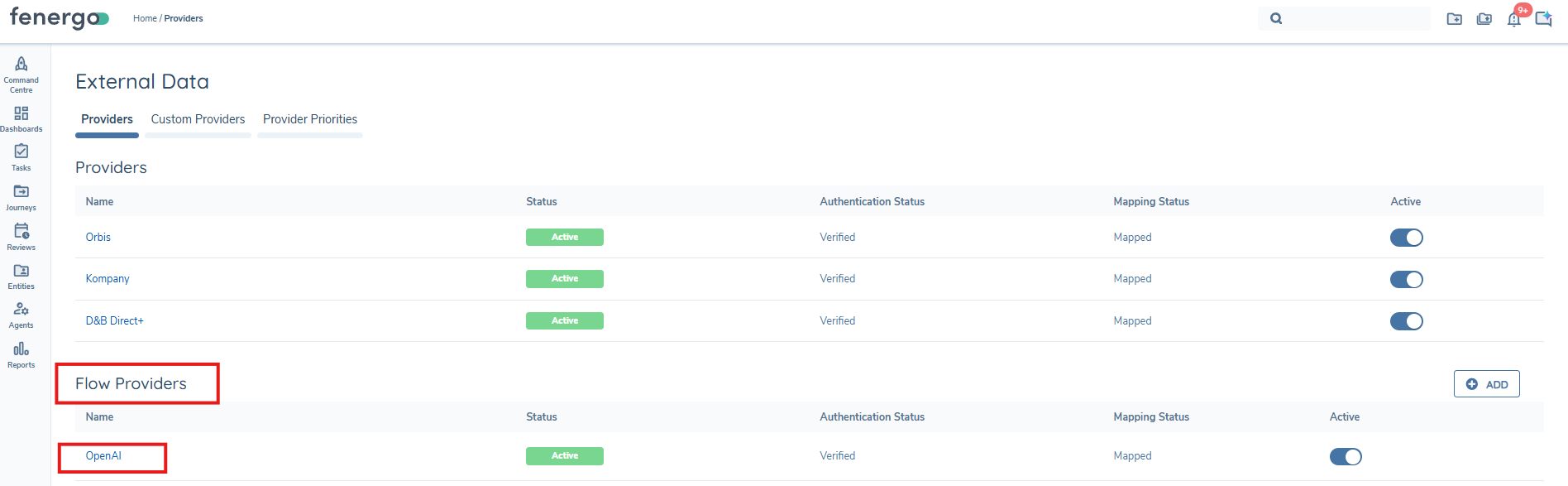 Data Sourcing Agent Config