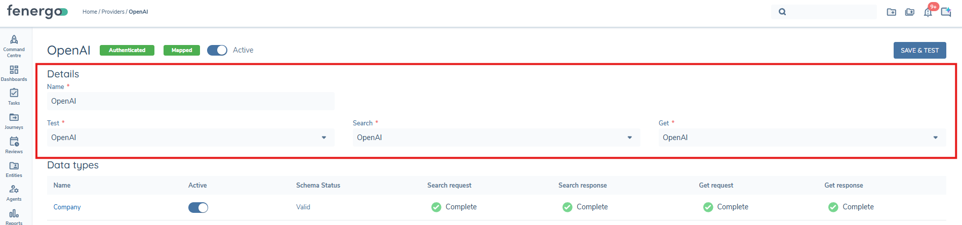 Data Sourcing Agent Config