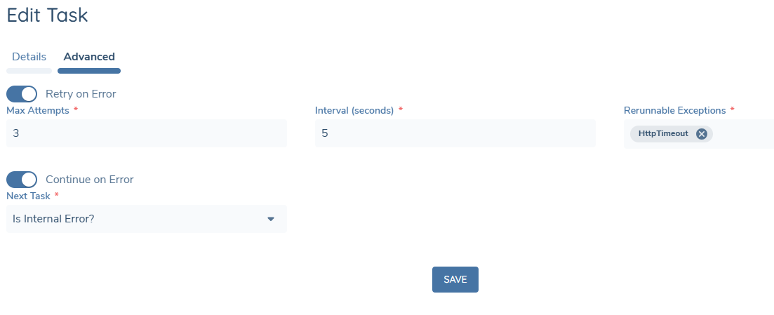 Error Handling - Flow