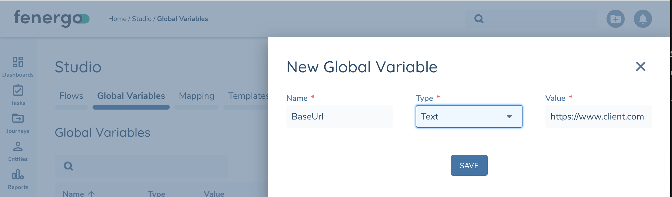 Adding a Global Variable