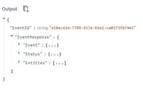 EventIngress Output (via Step Log Details)