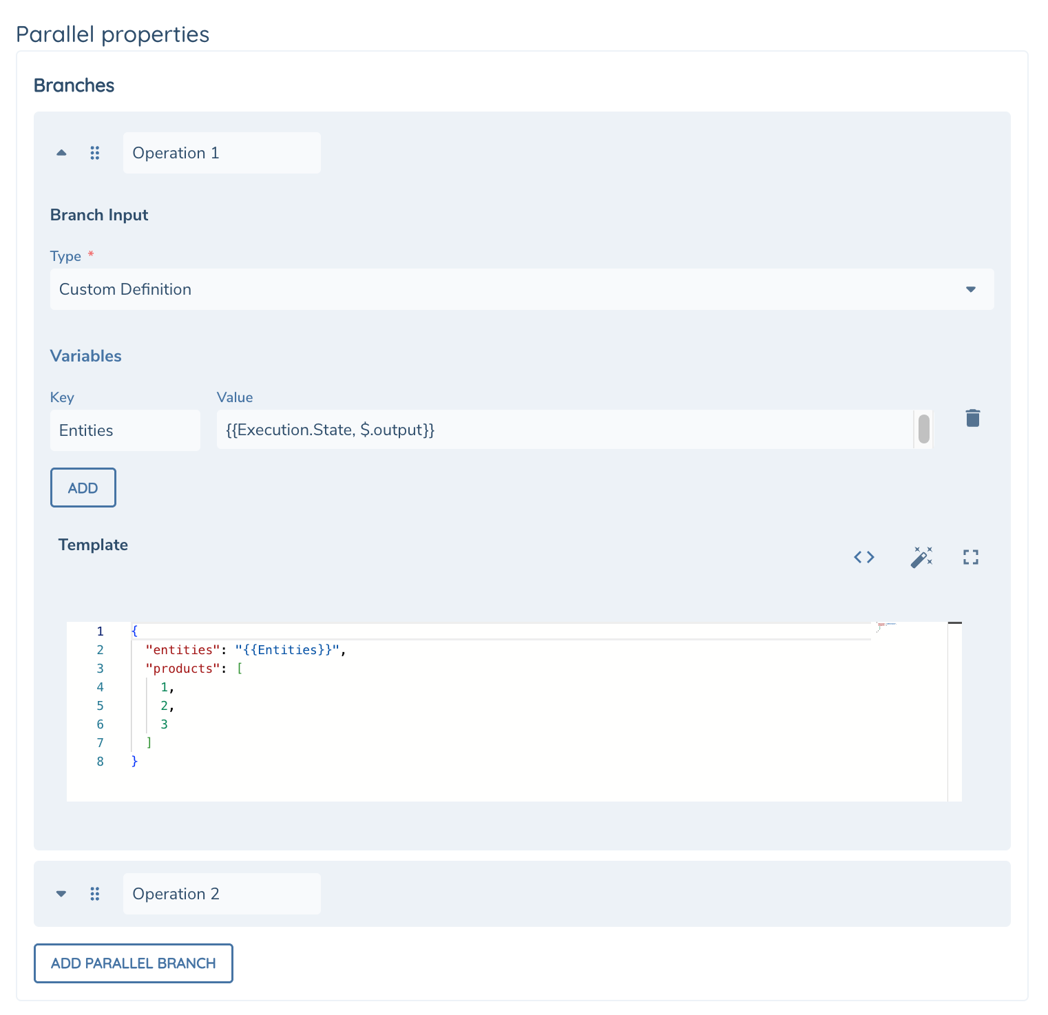 Parallel Task Options