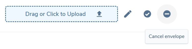 Cancelling an Envelop