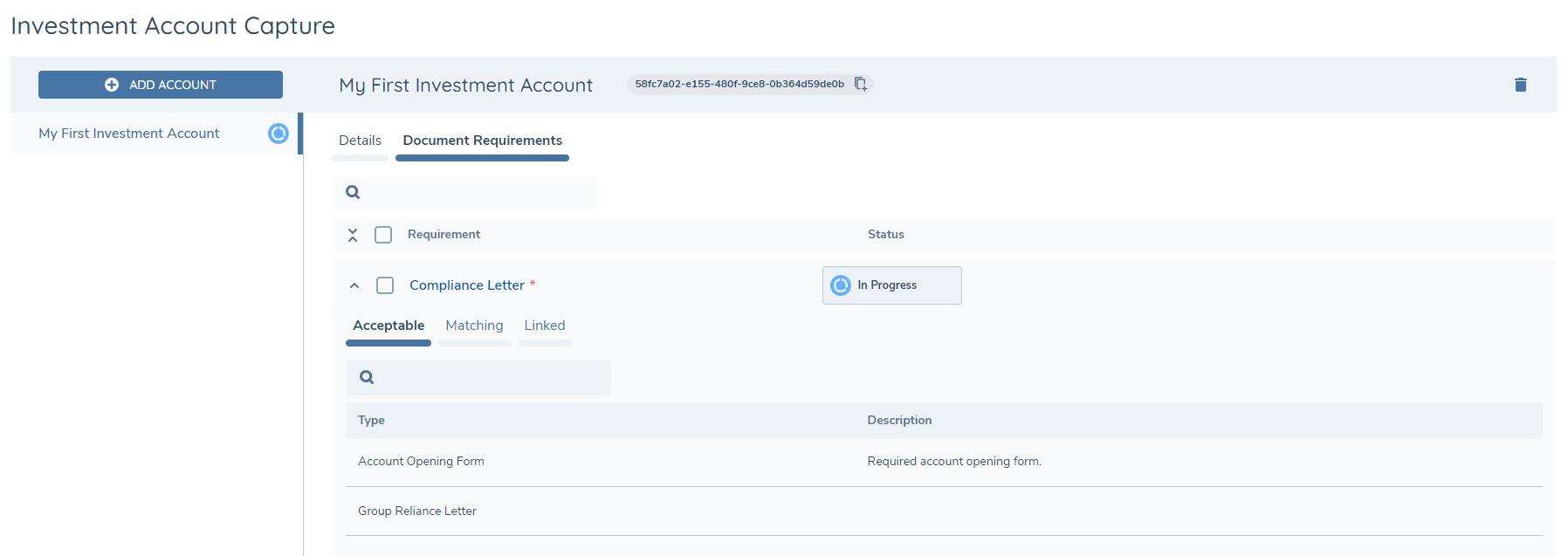 Document Requirement Expanded