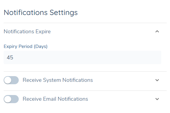 Notifications Expire
