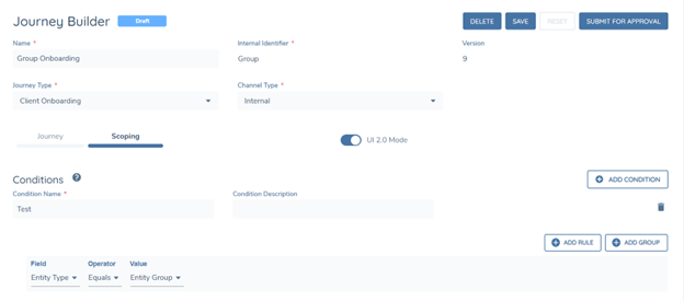 Extension of Logic Engine for Entity Groups