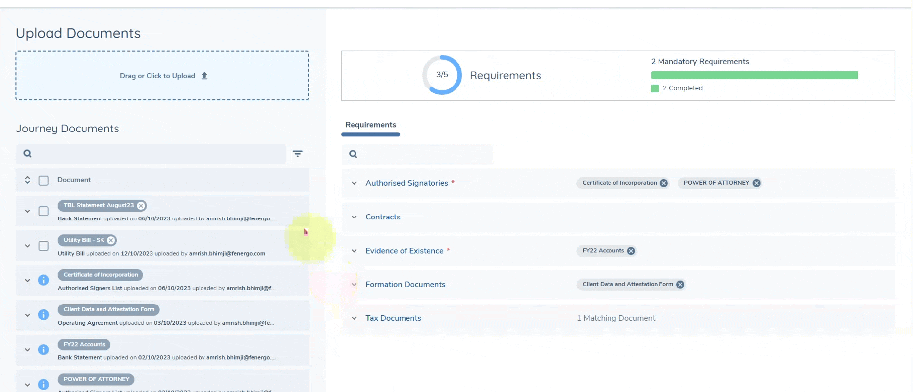 Journey Documents Edit