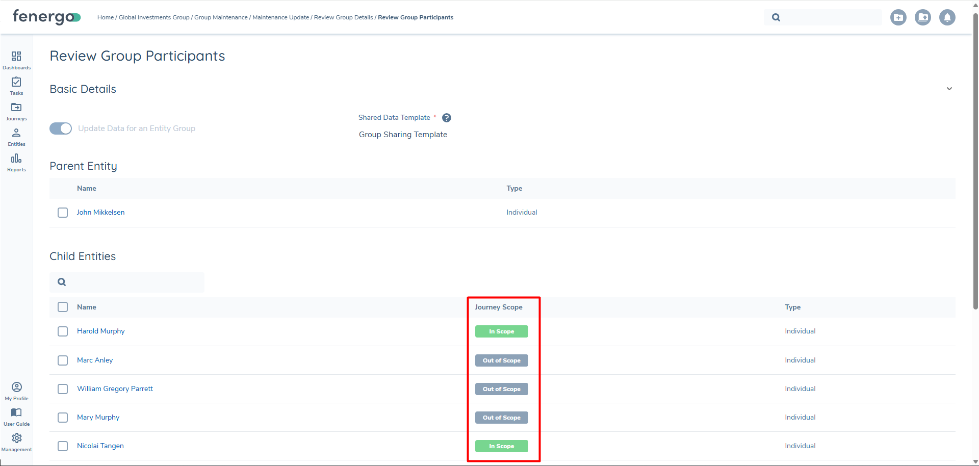Journey Scope Column