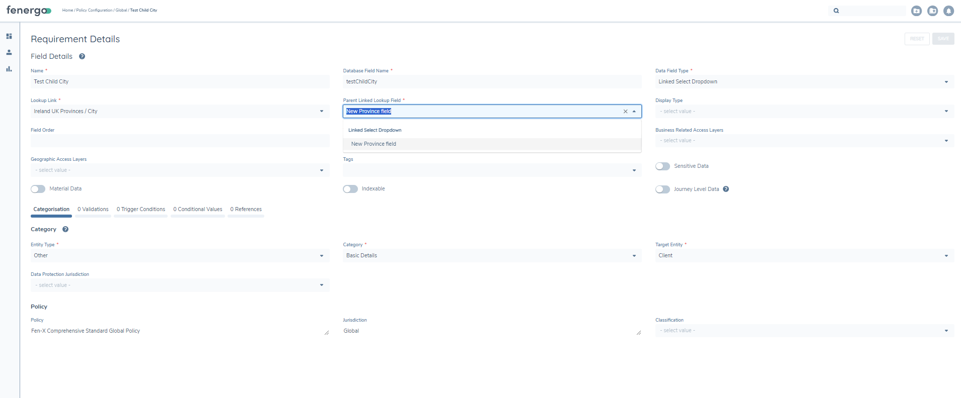 newRequestScreenWithFieldAndLookup