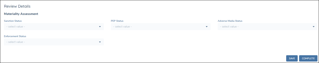 Materiality Assessment