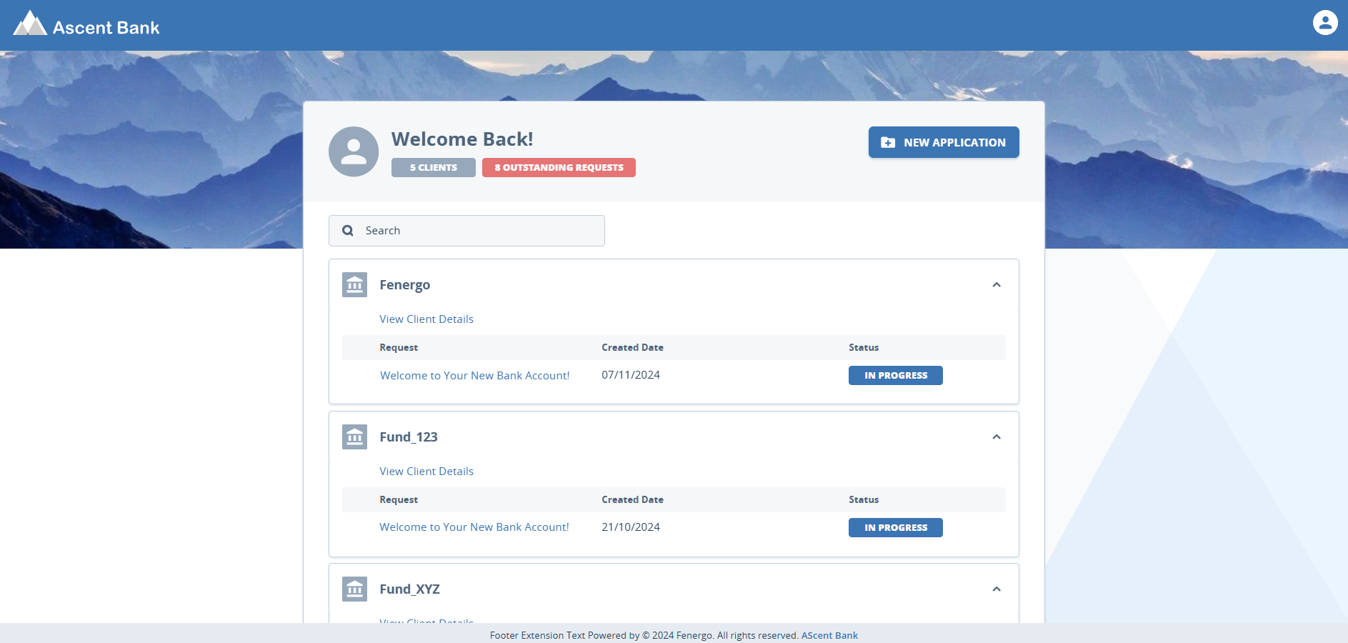 Portal Default Dashboard