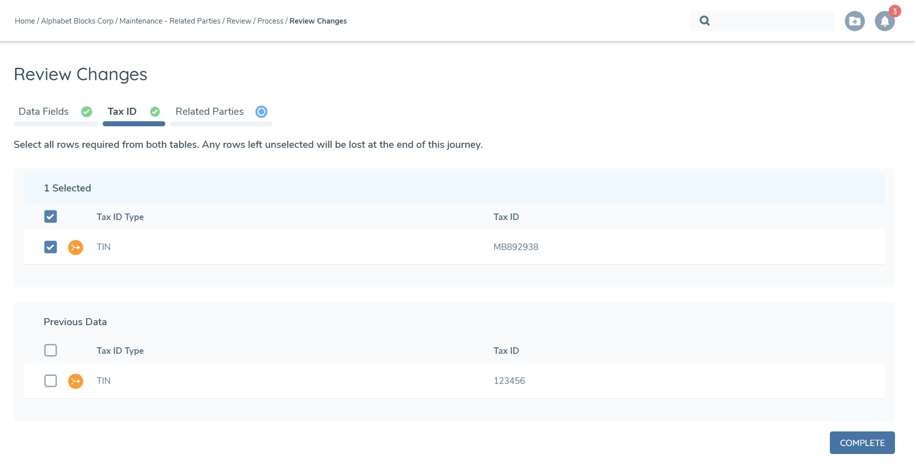 DG Changes Shown in Proposed Changes