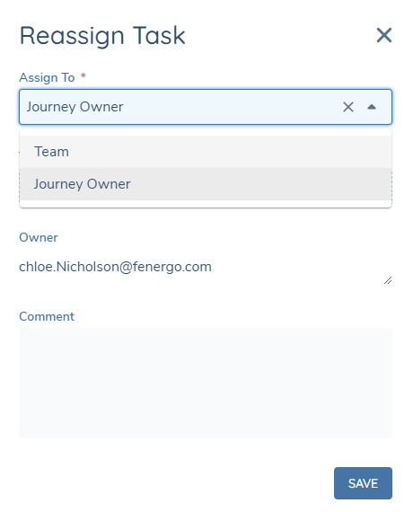 Journey Owner Reassign