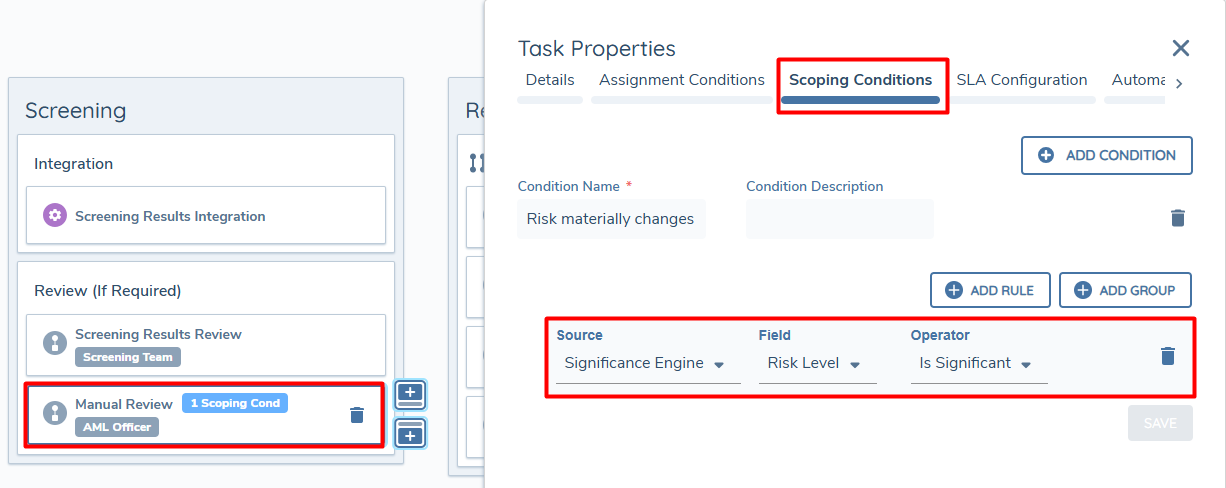 Driving Conditionality